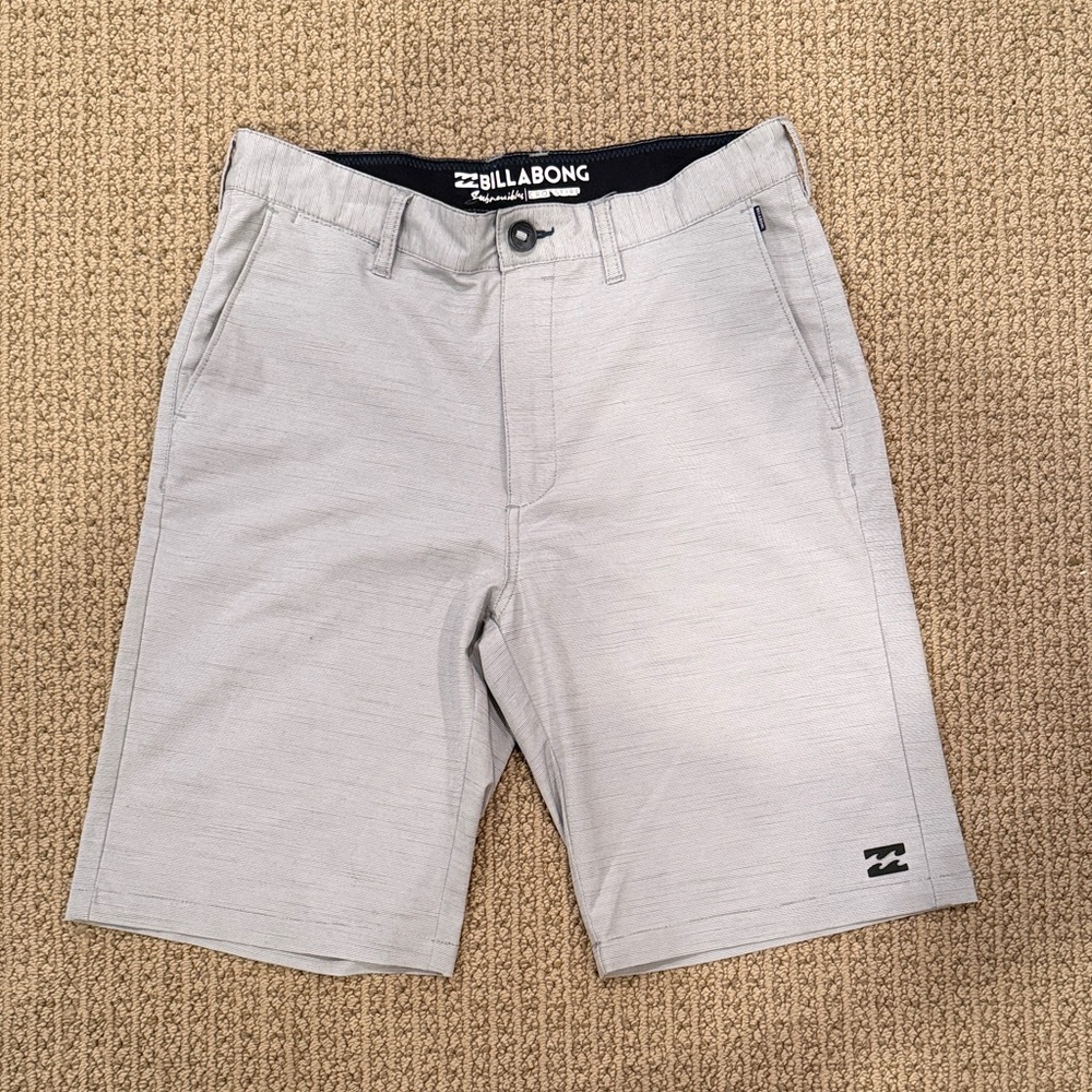 Billabong Men's Light Gray Hybrid Shorts